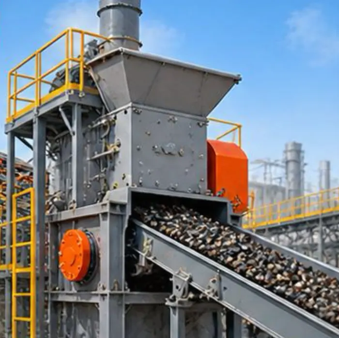 Secondary crushing machine